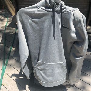 Nike dri-fit gray hoodie